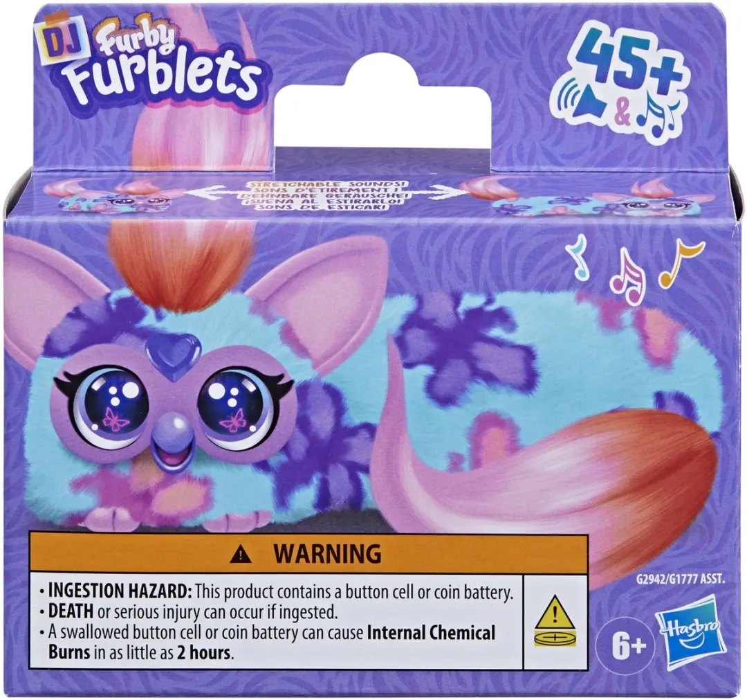 Hasbro Furby DJ Furblets Flut-Ter-Luv - Paars - afbeelding 6 van 6