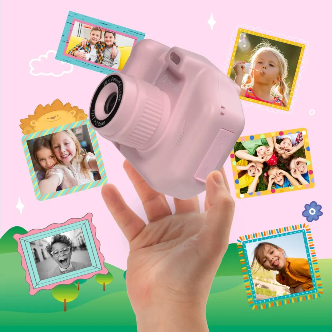 Denver KPC1370NSP Kindercamera Full HD - 48MP - Roze