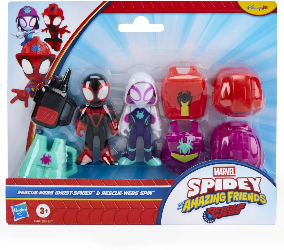 Hasbro Marvel Spidey and His Amazing Friends Ghost-Spider & Spin Rescue-Webs - G30445L00
