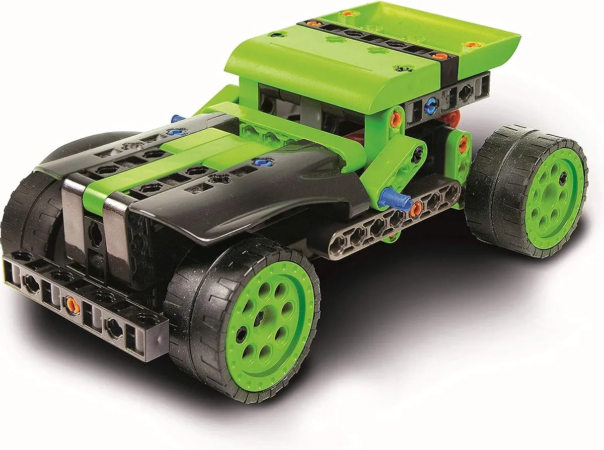 Clementoni Galileo Science Construction Challenge Hot-Rod - 130 Stukken - Groen - afbeelding 2 van 2