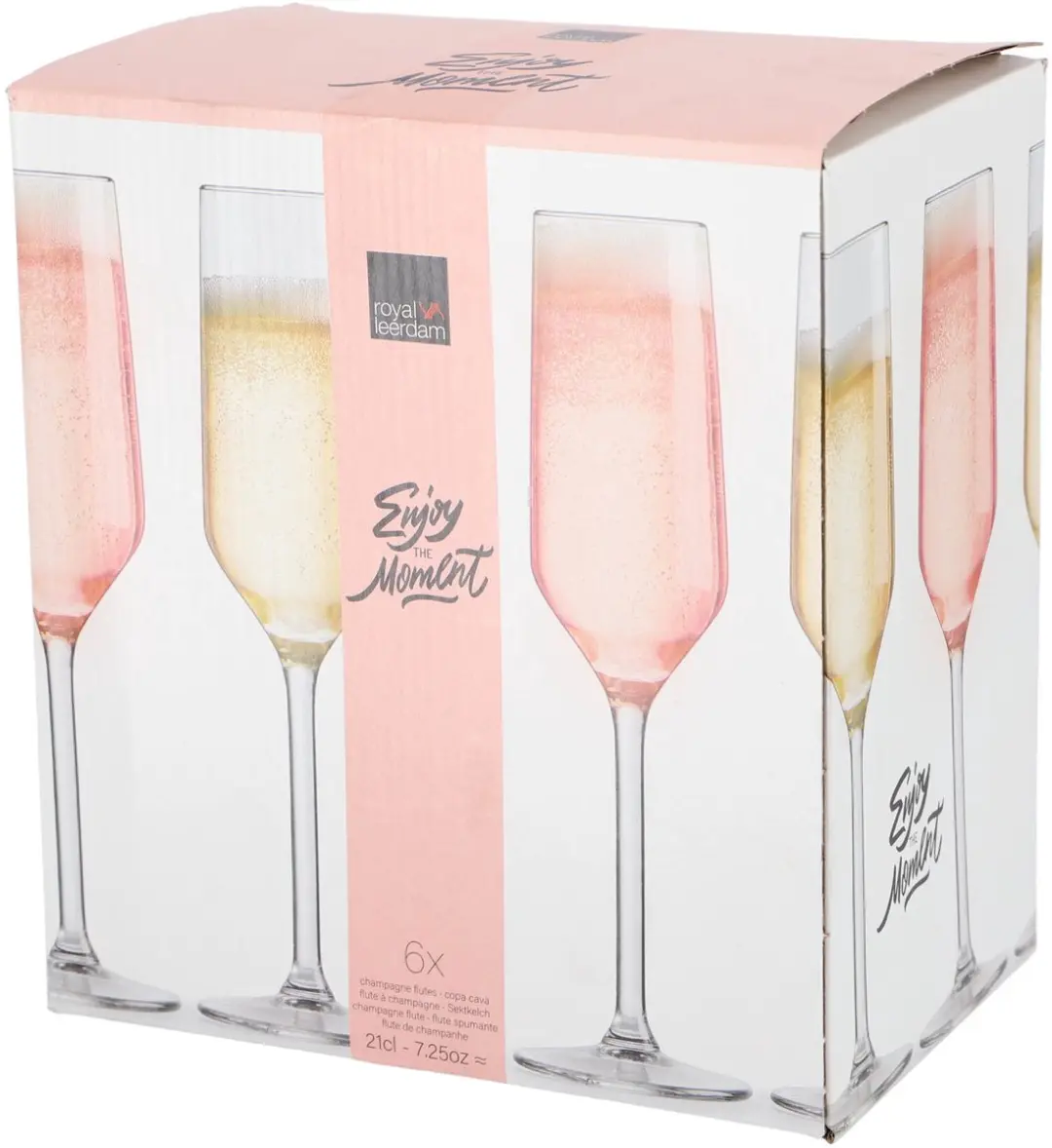 Royal Leerdam Champagneglazen Set 6 Stuks 21cl