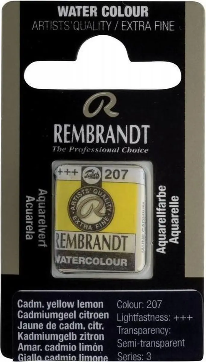 Rembrandt Waterverf Napje Cadmium Yellow Lemon 10g