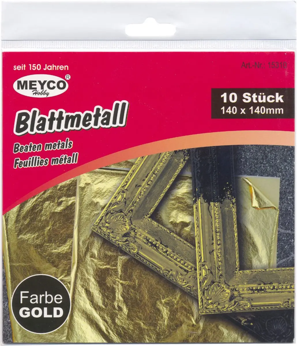 Meyco Bladgoud 14x14cm
