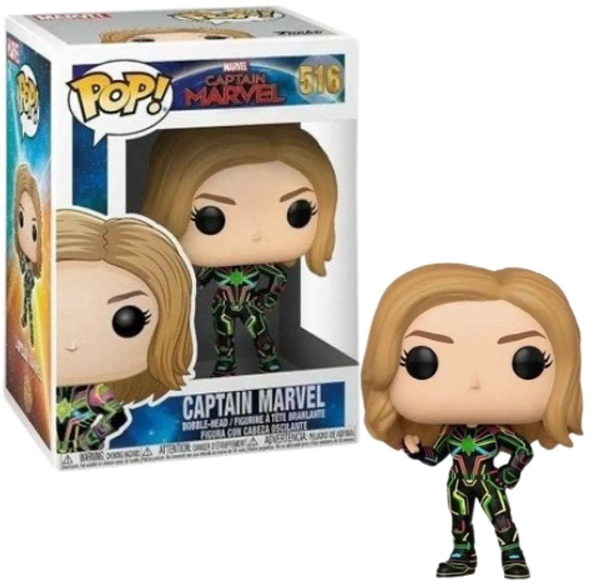Funko Pop! Captain Marvel Neon Suit FUN43964