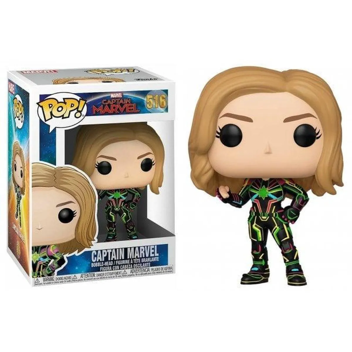 Funko Pop! Captain Marvel Neon Suit FUN43964