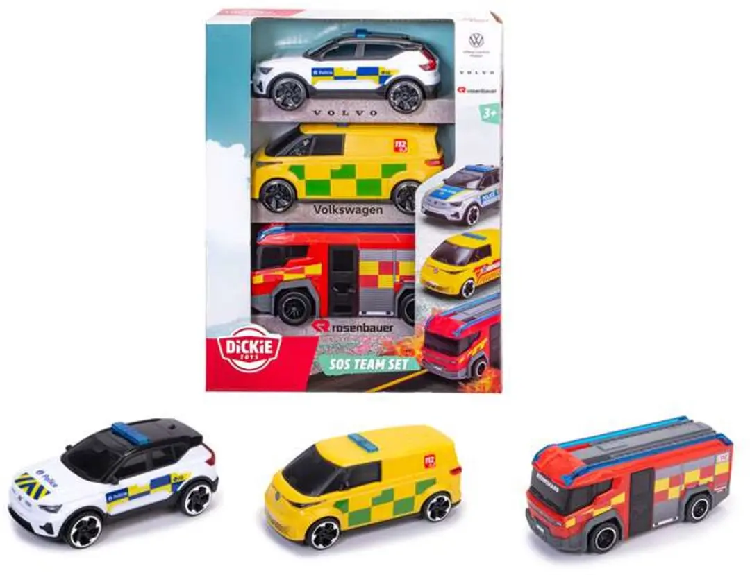 Dickie Simba Toys Belgian SOS Team Set