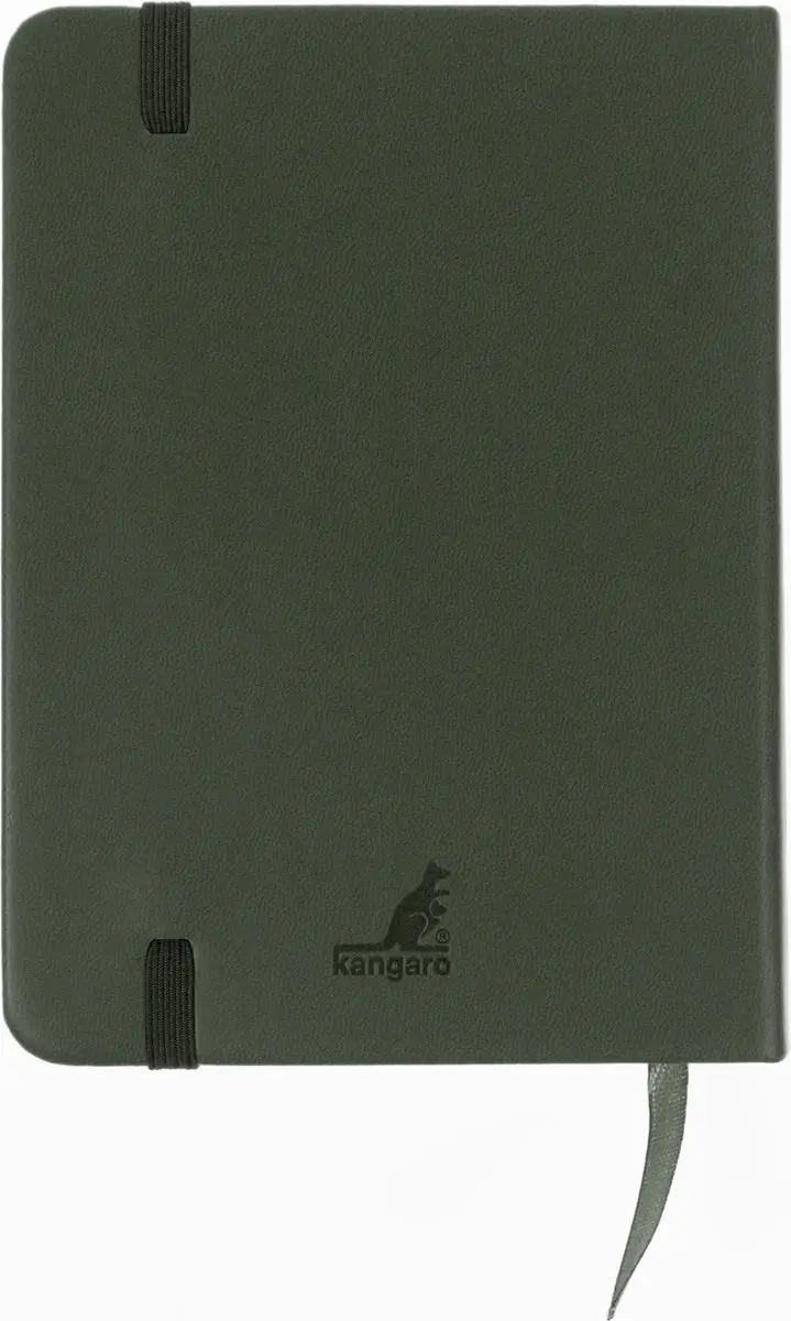 Kangaro K-861218 Schetsboek A6 Forest Green - PU-hardcover - afbeelding 6 van 6