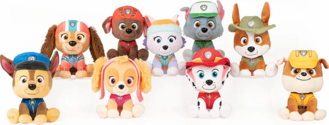 PAW Patrol Tracker-knuffel 15cm - Multicolor
