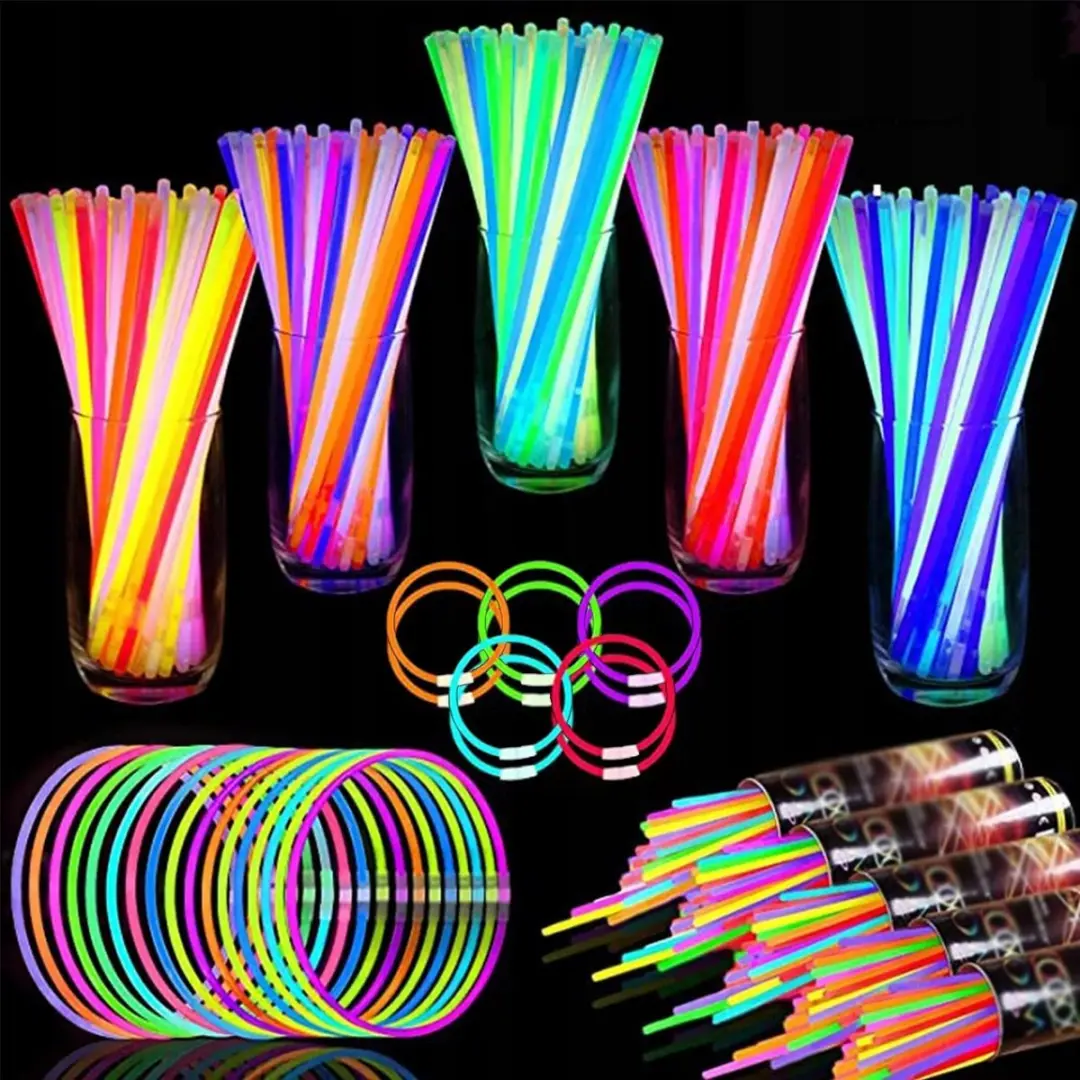 BK Fluorescerende Armband 100 Stuks - Multicolor