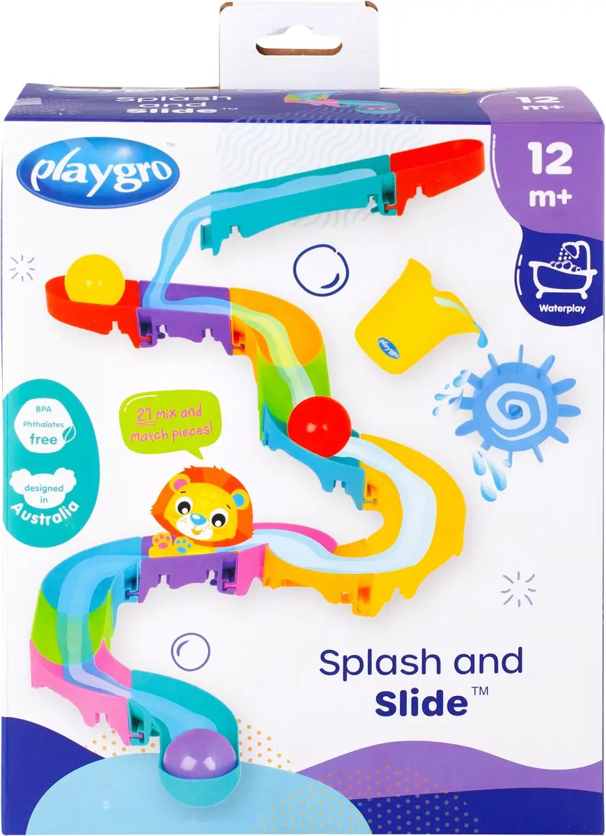 Playgro Splash and Slide Waterval Glijbaan - Multi