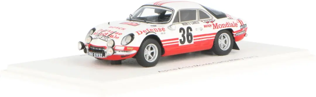 Alpine A110 #36 Monte Carlo Rally 1973