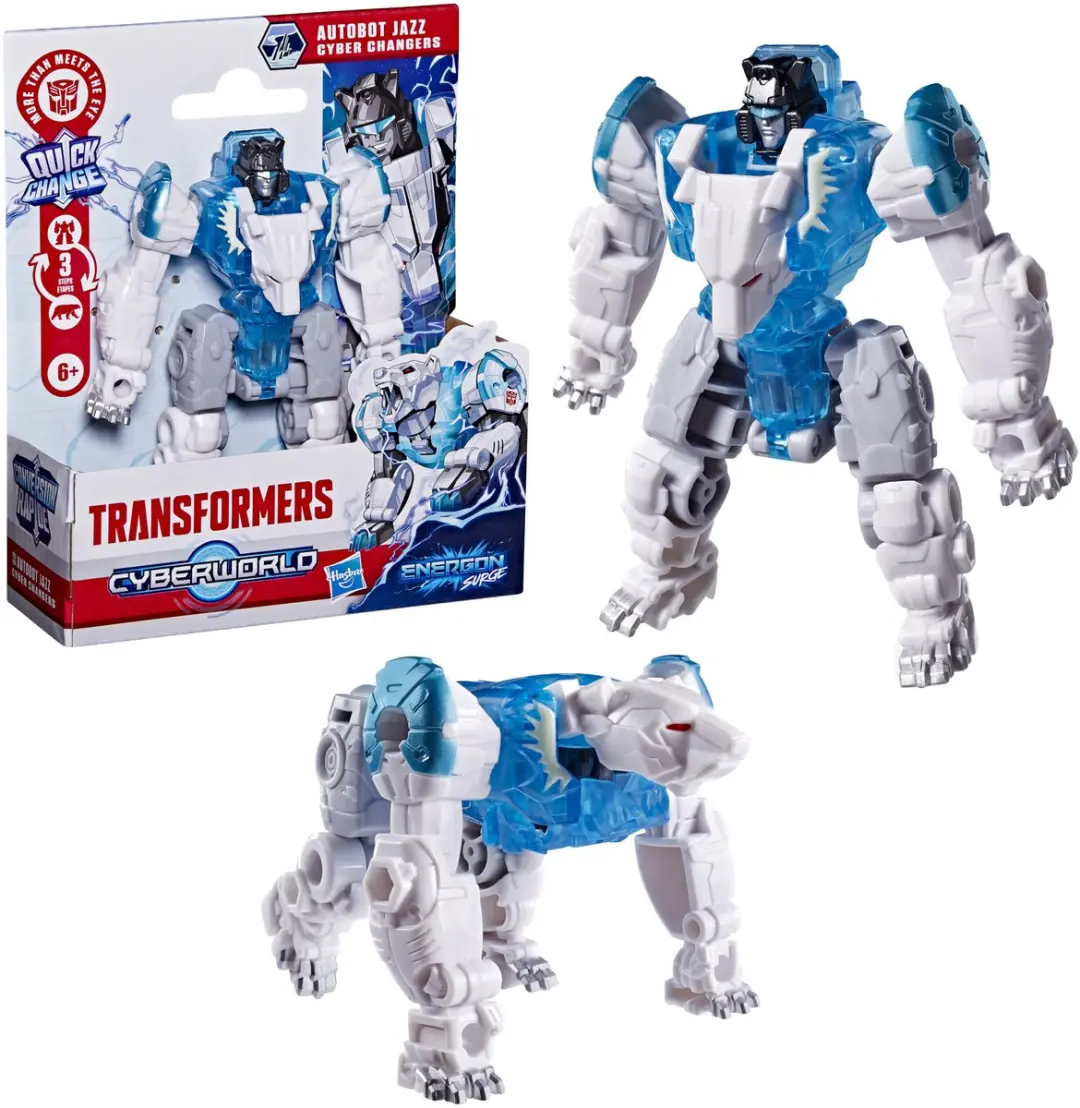 Transformers Cyber Changers Jazz Actiefiguur