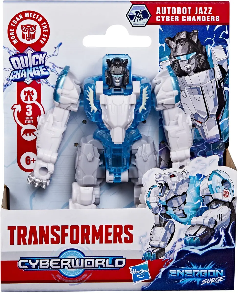 Transformers Cyber Changers Jazz Actiefiguur