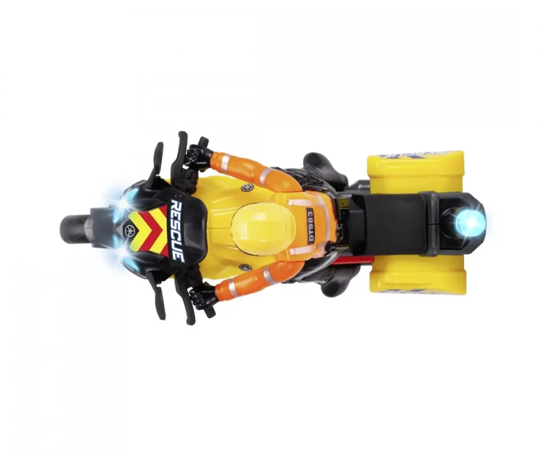 Dickie Frictie Reddingsmotor 203712030 - Licht en geluid - Geel