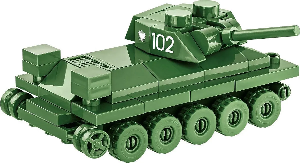 Cobi T-34/76 Tank - 101 Onderdelen - Meerkleurig