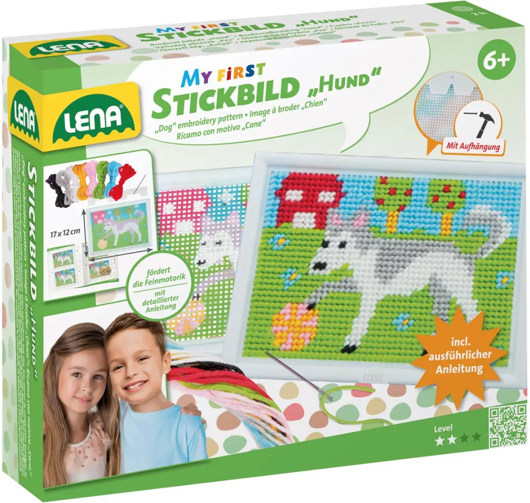 Lena Borduren Hond - Meerkleurig