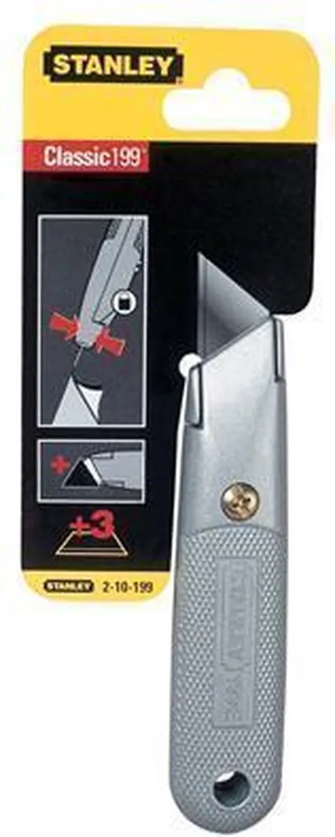 Stanley Vast Mes 199E - 4 Stuks - 3 Reservemesjes