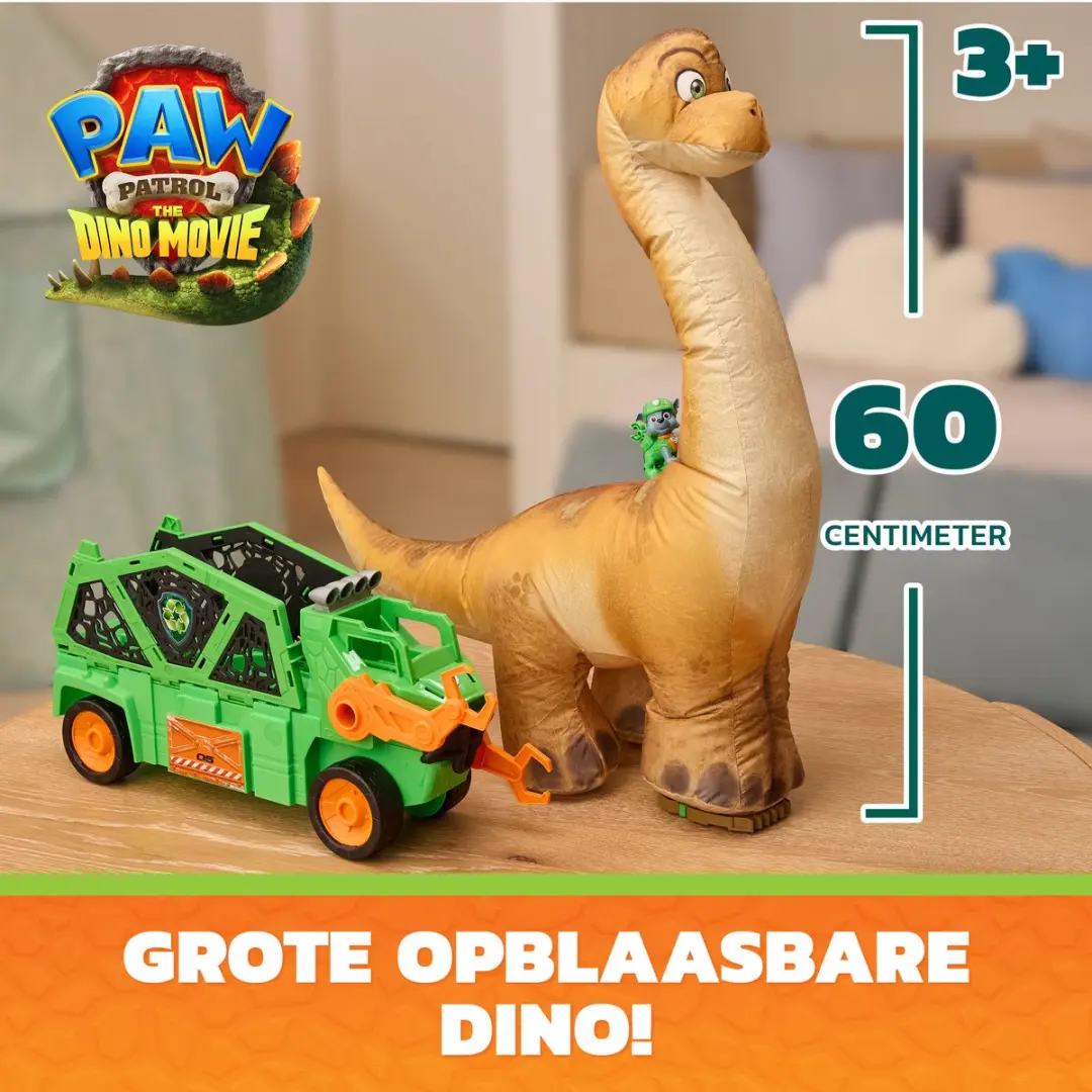 PAW Patrol Megasaurus Dino Speelgoedvoertuig 76cm - Meerkleurig