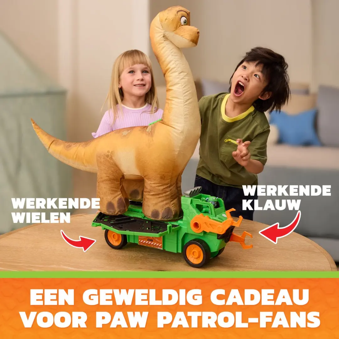 PAW Patrol Megasaurus Dino Speelgoedvoertuig 76cm - Meerkleurig
