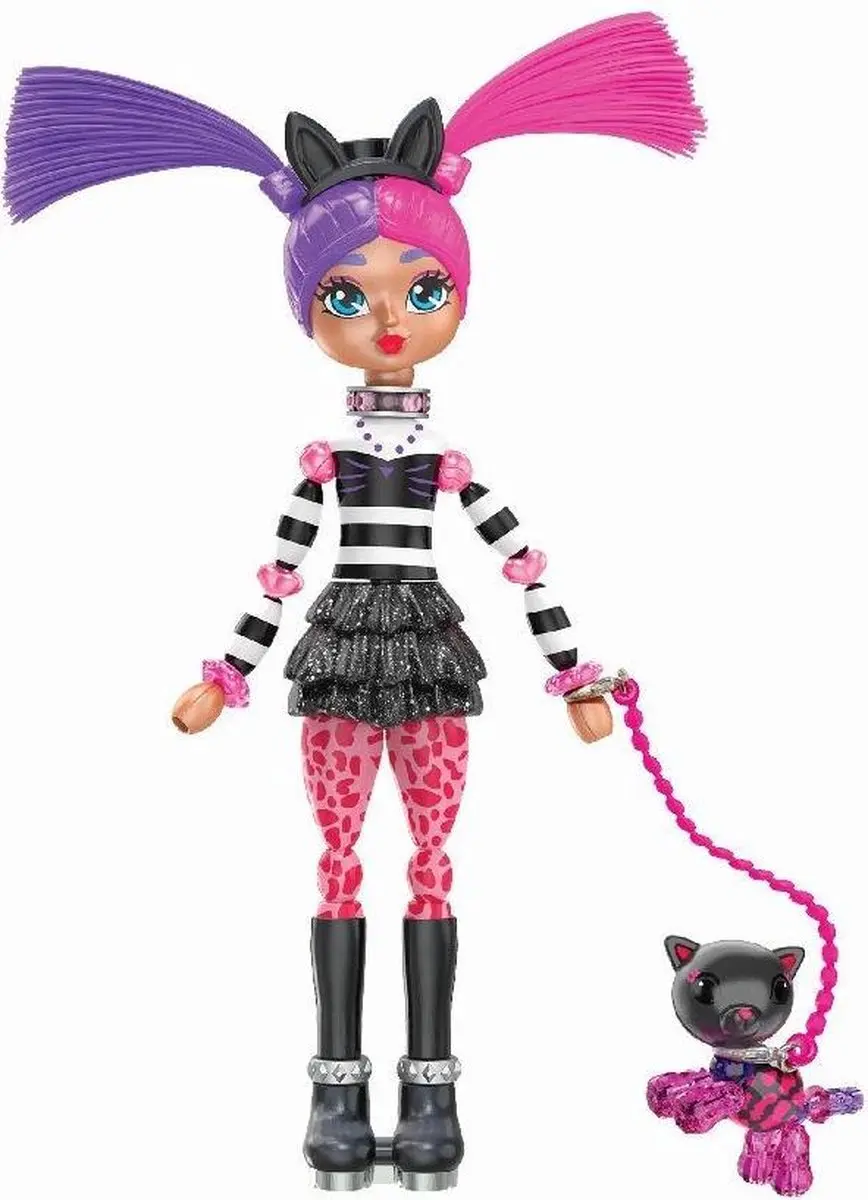 Spin Master Twisty Girlz Kitty Katt - 3-delig Paars