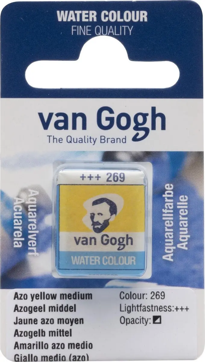 Van Gogh Aquarelverf Azogeel Middel - 10g - Geel