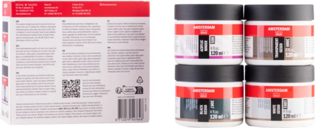 Amsterdam Medium Prep & Prime Set - 4x120ml - Assorti