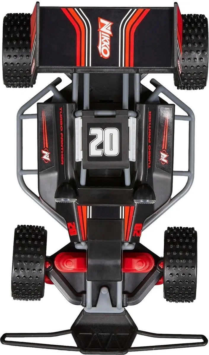 NIKKO Race Buggie Night Panther 1:18 RC Auto - 4WD - Zwart