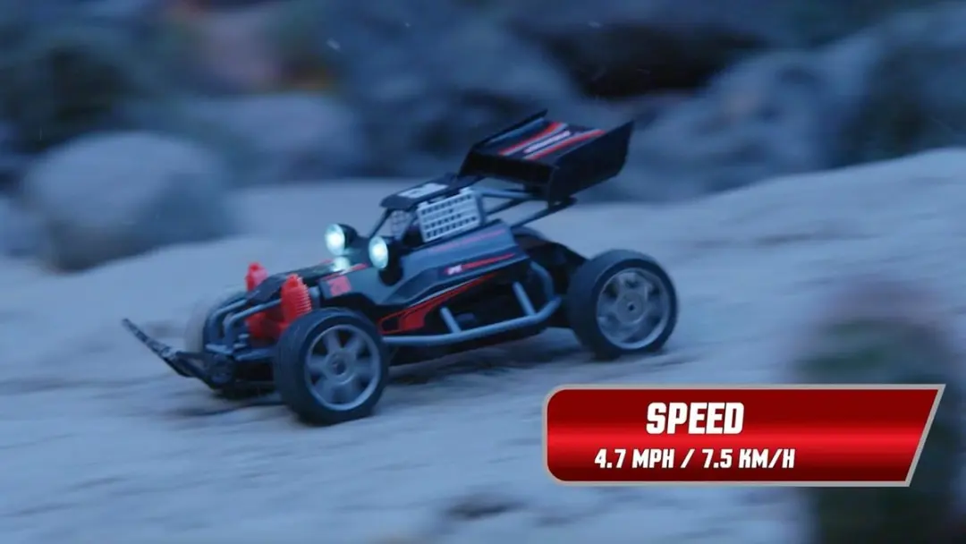 NIKKO Race Buggie Night Panther 1:18 RC Auto - 4WD - Zwart - afbeelding 6 van 6