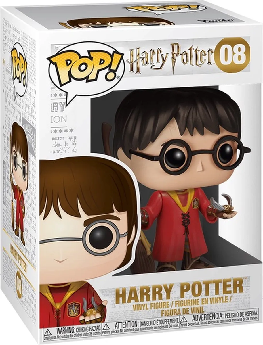 Funko Pop! Harry Potter Quidditch Harry #08 - Verzamelfiguur - Multi