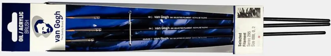Van Gogh Serie 295 Olie & Acrylverf Penselen - 3 Stuks