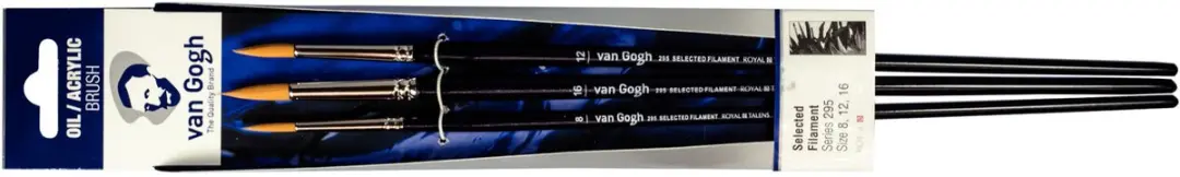 Van Gogh Serie 295 Olie & Acrylverf Penselen - 3 Stuks