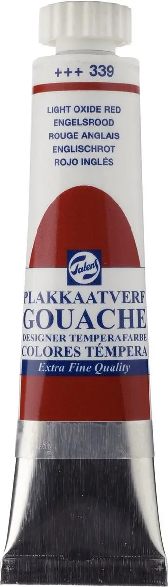 Talens Gouache Extra Fine Plakkaatverf Engelsrood 20ml