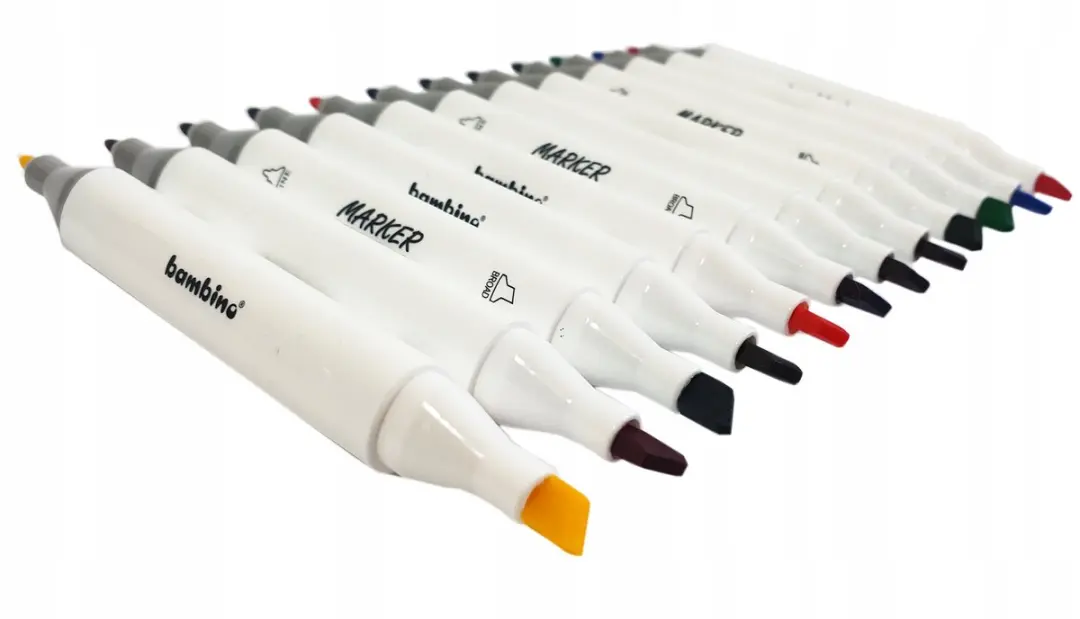Bambino Artistieke Markers 12 Stuks - Multicolor