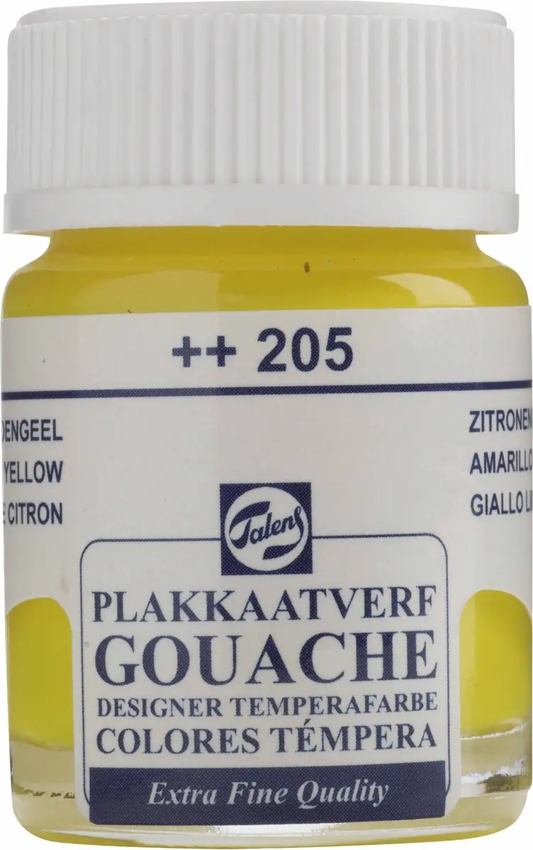 Talens Plakkaatverf Extra Fijn Citroengeel 16ml