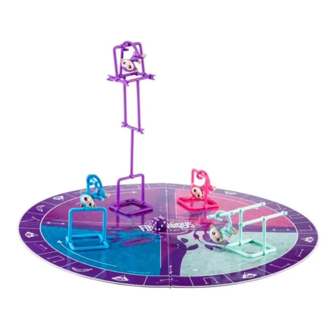 Spin Master Fingerlings Jungle Gym Jumble Spel - 3 Figuren - 75 Onderdelen - Multicolor