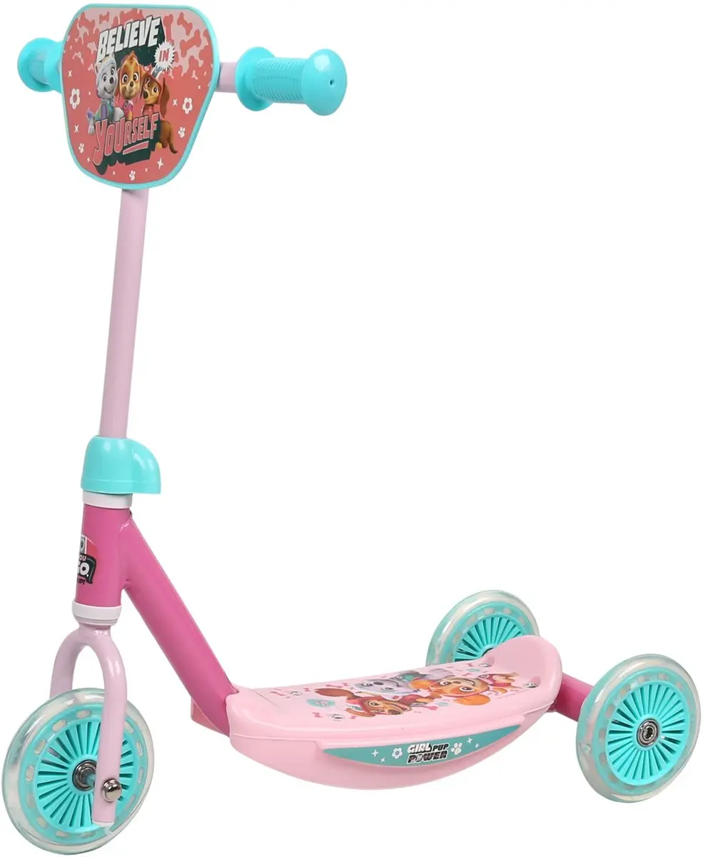 PAW Patrol Driewieler Step - Pastelroze - Tot 20 kg