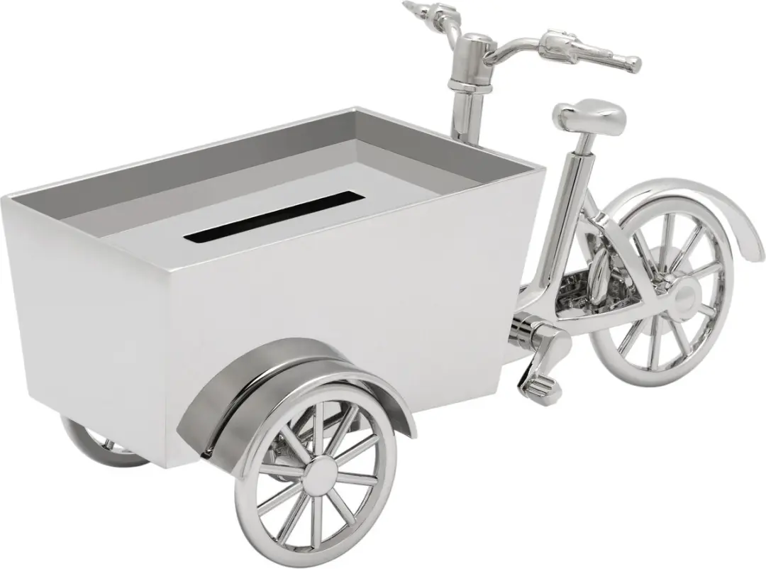 Zilverstad Spaarpot Bakfiets