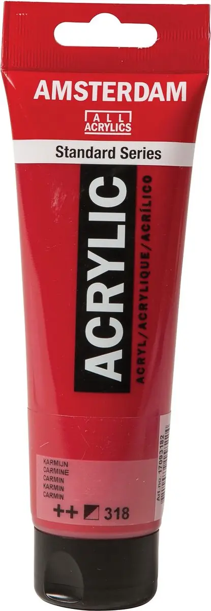 Amsterdam Standard Acrylverf 120ml - Karmijn 318 - afbeelding 6 van 6