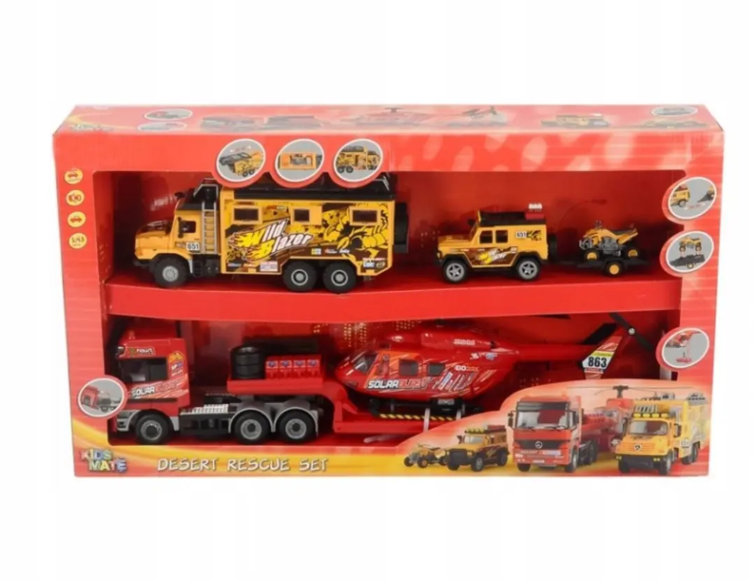 Dickie Reddingsvoertuigenset 1:43
