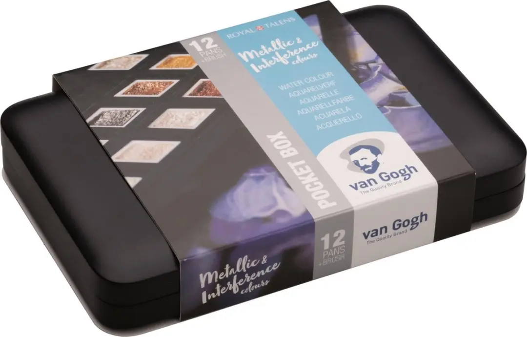 Van Gogh Aquarelverf Pocket Box Specialty Colours - 12 Kleuren 12ml