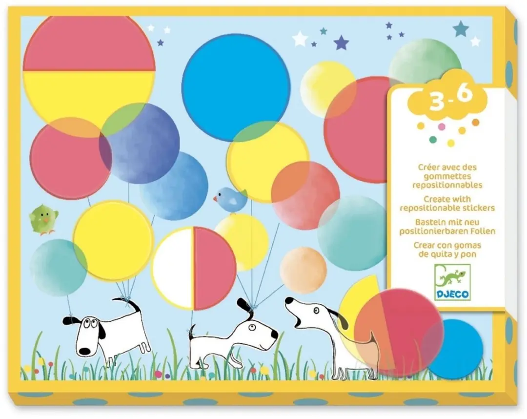 Djeco Stickers Magische Cirkels Honden DJ08974