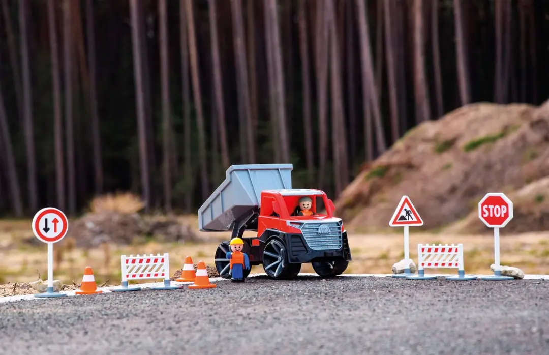 Lena Truxx Dump Truck SM04530 - 29cm Multicolor - afbeelding 6 van 6