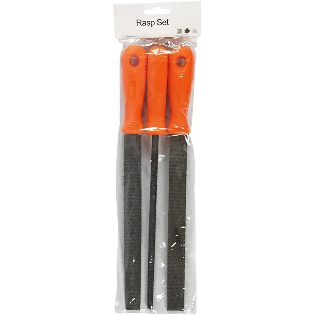 Creativ Company Creotime Raspen - 3 Stuks Meerkleurig