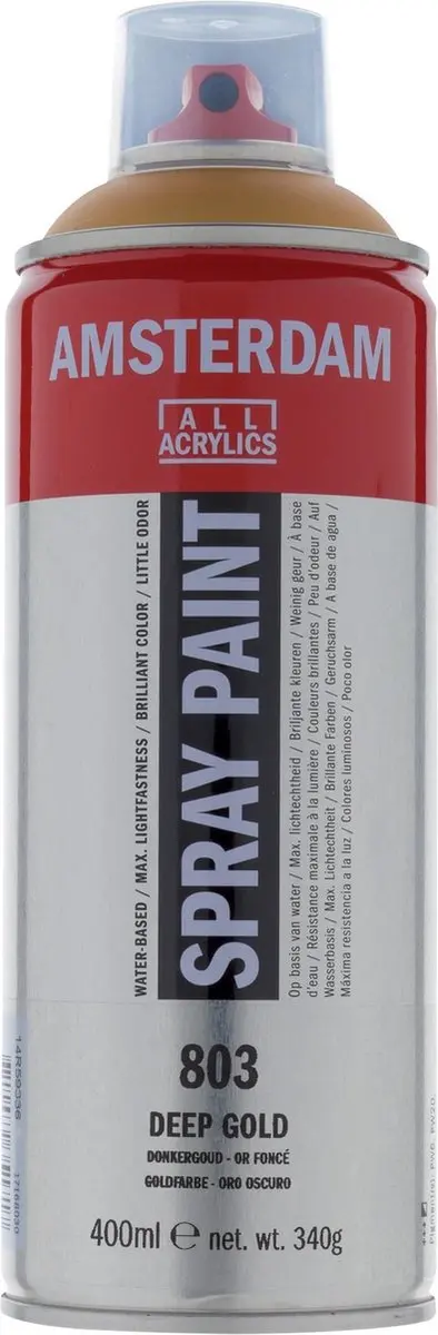 Amsterdam Spraypaint Donkergoud 400ml