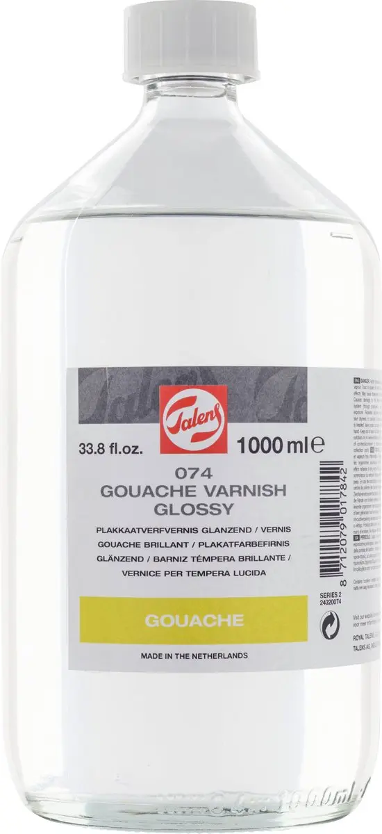 Talens Plakkaatverfvernis Glanzend 1000ml