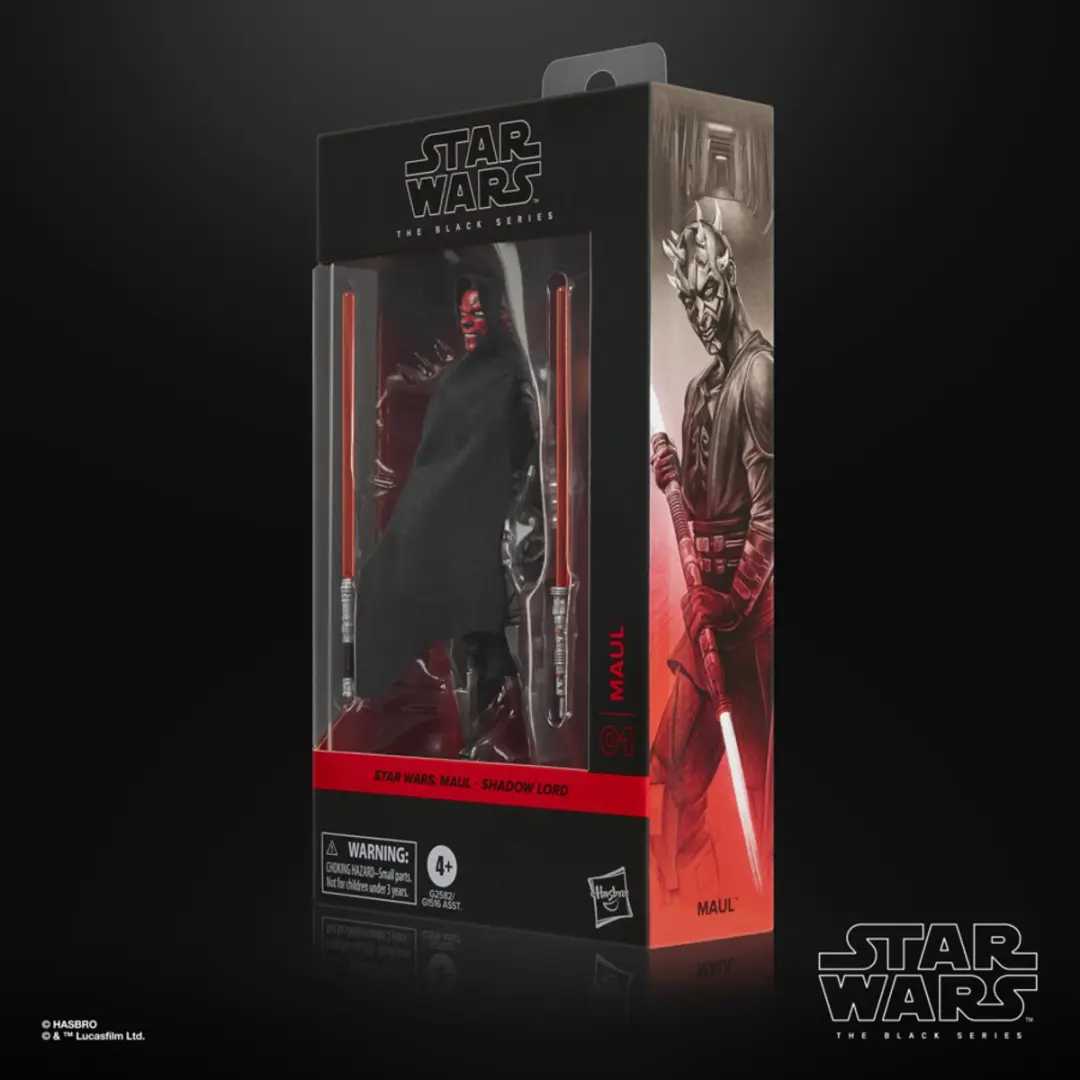 Star Wars The Black Series Maul G2582 Actiefiguur 15cm - Zwart