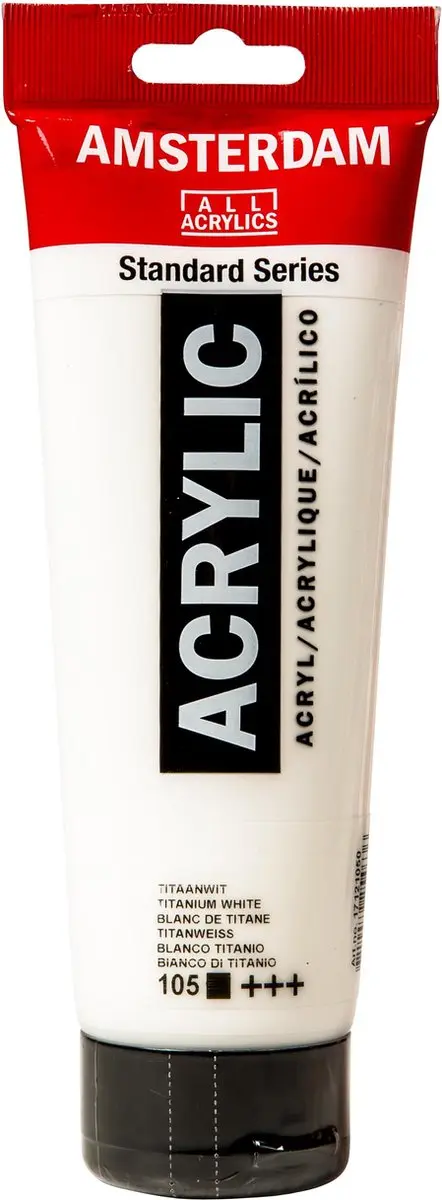 Amsterdam Acrylverf Titaanwit 250ml