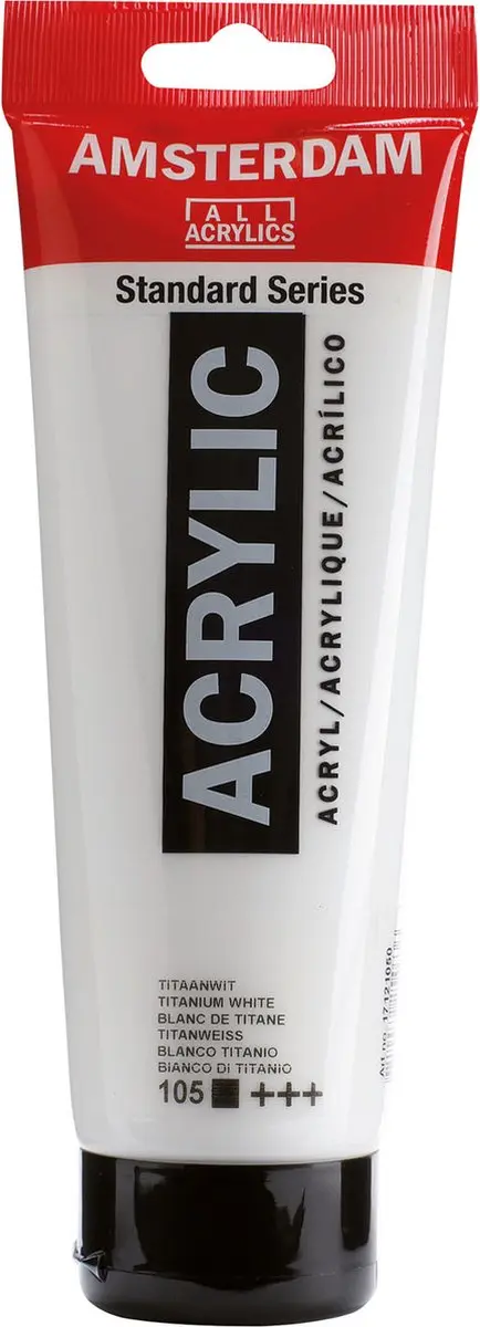 Amsterdam Acrylverf Titaanwit 250ml