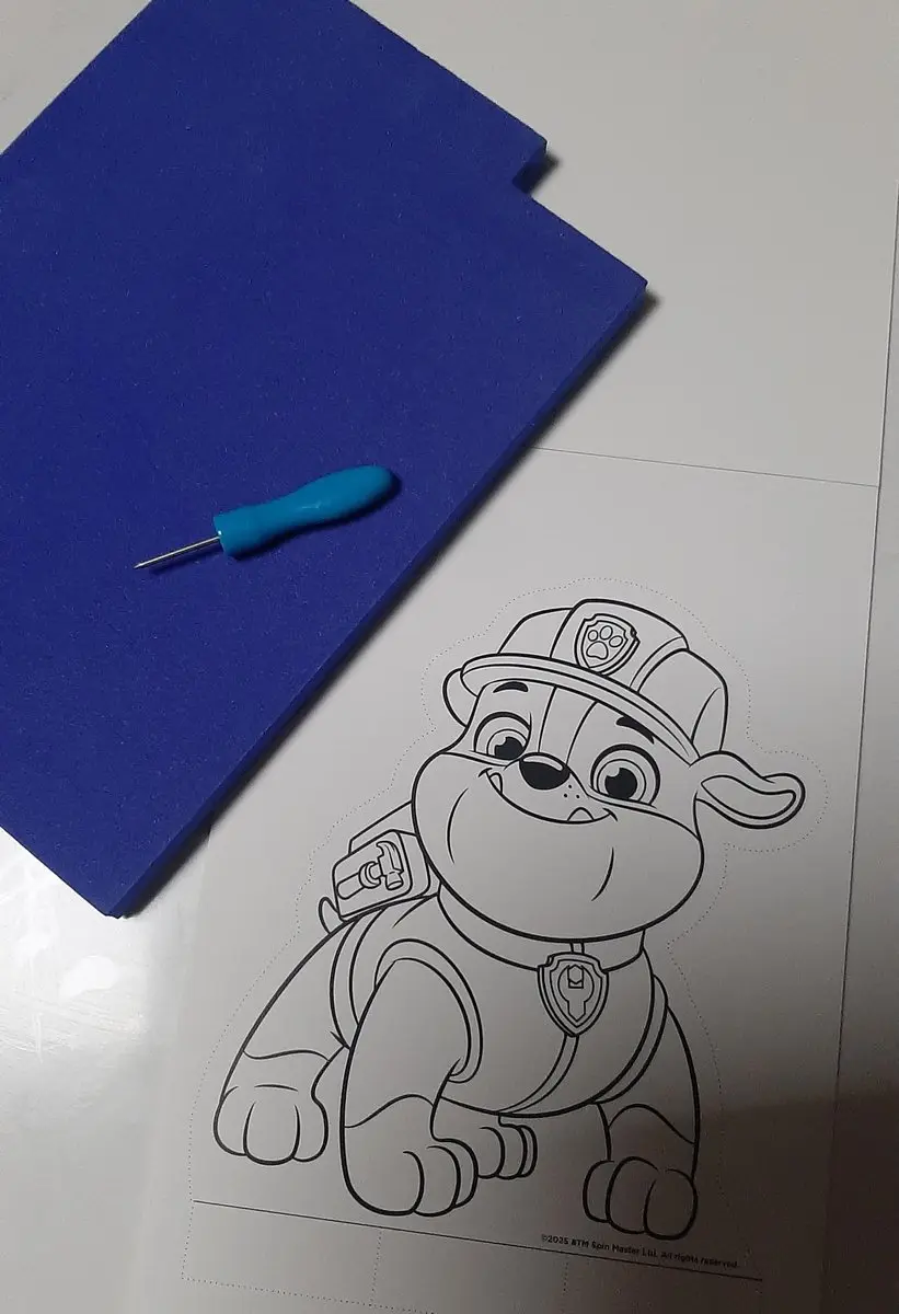 Spin Master Paw Patrol Prikblok - Blauw - 9 Platen