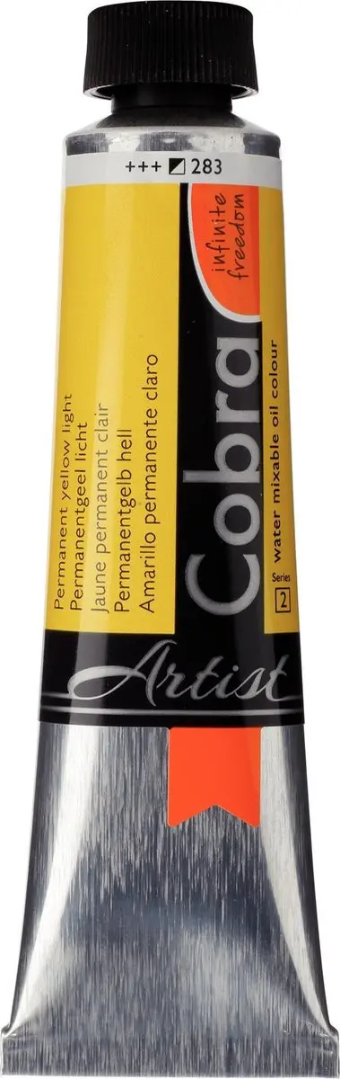 Cobra Olieverf Permanentgeel Licht 40ml